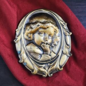 Antique Henryk Winograd Small Child Brooch